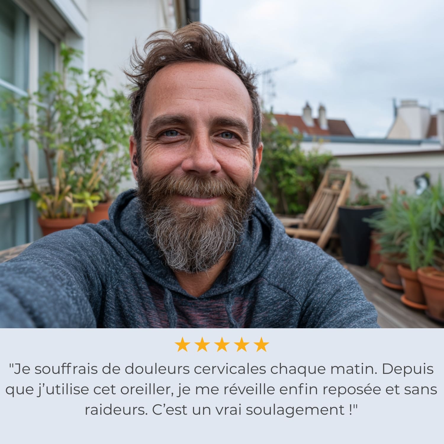 Oreiller orthopédique Elaglow® - Améliore la qualité du sommeil