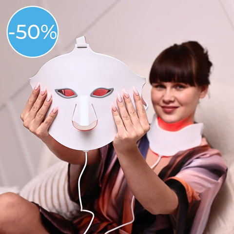 Glowskin Pro2 - Masque LED Soin Visage & Cou